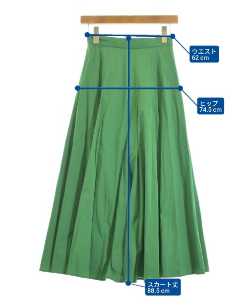 Ray Beams（レイビームス）ロング・マキシ丈スカート 緑 サイズ:0(XS位) レディース/2200611847010