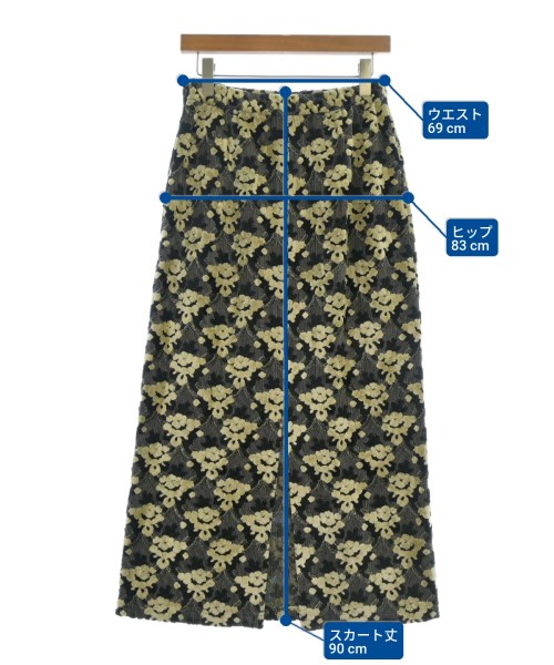 Ray Beams（レイビームス）ロング・マキシ丈スカート 黒 サイズ:1(S位) レディース/2200670103027