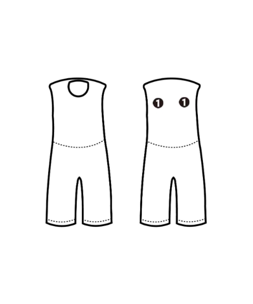 Ray Beams（レイビームス）オールインワン/サロペット グレー サイズ:1(S位) レディース/2200674010147