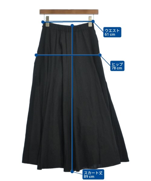 Ray Beams（レイビームス）ロング・マキシ丈スカート 黒 サイズ:0(XS位) レディース/2200672513053