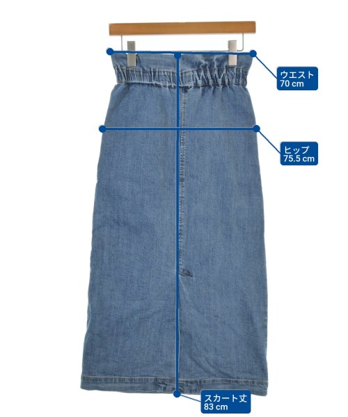 Ray Beams（レイビームス）ロング・マキシ丈スカート 青 サイズ:0(XS位) レディース/2200678417058