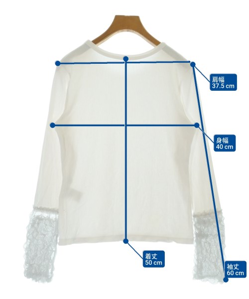 Ray Beams（レイビームス）Tシャツ・カットソー 白 サイズ:-(S位) レディース/2200689103193