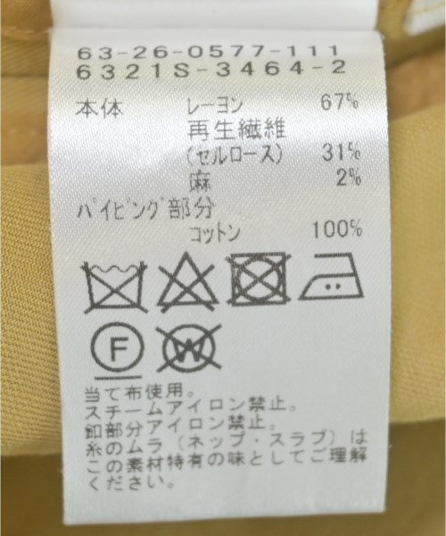 Ray Beams（レイビームス）ワンピース 黄 サイズ:F レディース/2200698950047