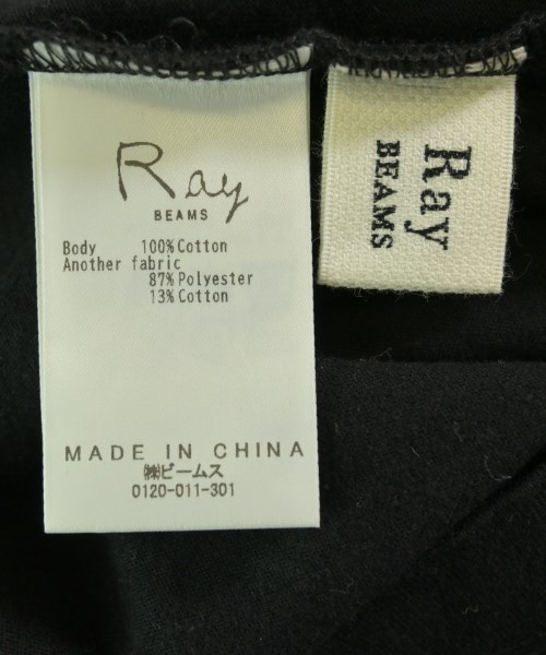 Ray Beams（レイビームス）Tシャツ・カットソー 黒 サイズ:-(L位) レディース/2200650883024