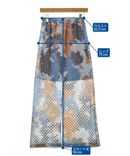 Ray Beams（レイビームス）ロング・マキシ丈スカート 青 サイズ:-(XS位) レディース/2200659560025