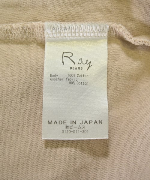 Ray Beams（レイビームス）Tシャツ・カットソー ベージュ サイズ:F レディース/2200711112131