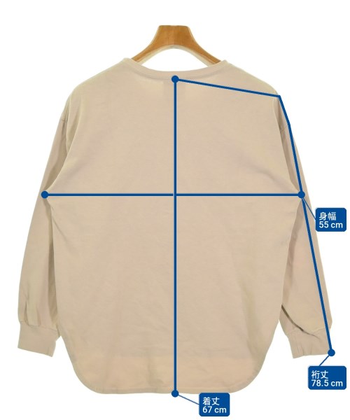Ray Beams（レイビームス）Tシャツ・カットソー ベージュ サイズ:F レディース/2200711112131