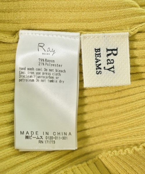 Ray Beams（レイビームス）ニット・セーター 黄 サイズ:-(M位) レディース/2200714338026