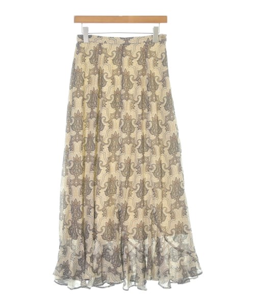 Ray Beams(レイビームス)ロング・マキシ丈スカート 茶 サイズ:1(S位)/2200650746022