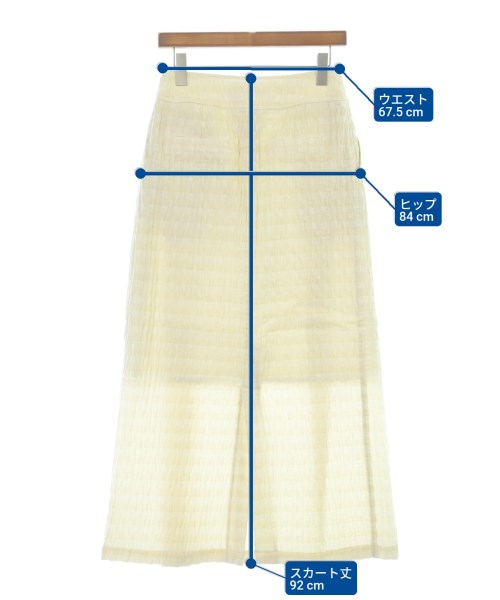 Ray Beams（レイビームス）ロング・マキシ丈スカート 白 サイズ:1(S位) レディース/2200650746060