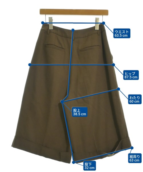 Ray Beams（レイビームス）ショートパンツ 茶 サイズ:1(S位) レディース/2200668032124