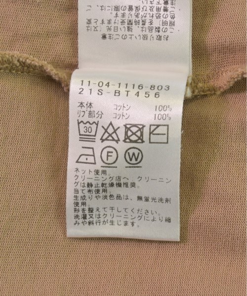 BEAMS（ビームス）Tシャツ・カットソー ベージュ サイズ:S メンズ/2200524260128