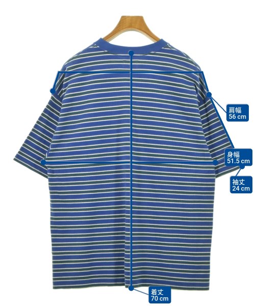BEAMS（ビームス）Tシャツ・カットソー 青 サイズ:M メンズ/2200465255146