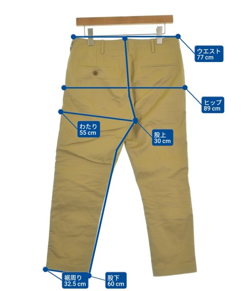 BEAMS（ビームス）チノパン ベージュ サイズ:S メンズ/2200632720248