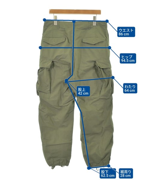 BEAMS（ビームス）カーゴパンツ カーキ サイズ:M メンズ/2200623788097