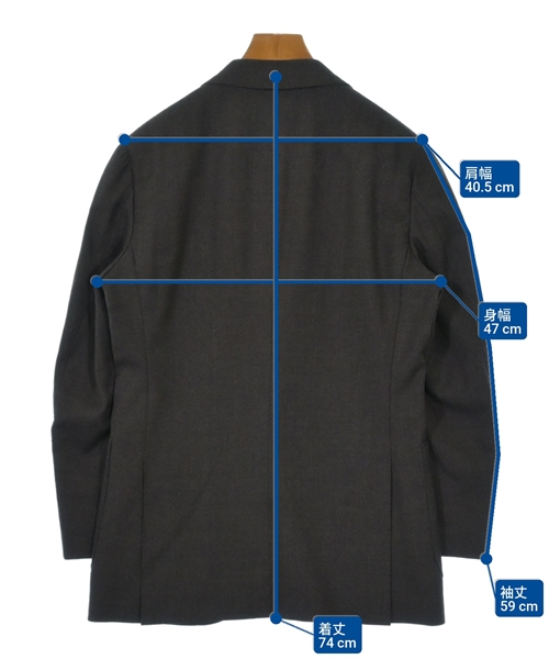 BEAMS（ビームス）テーラードジャケット 茶 サイズ:46(M位) メンズ/2200620413015