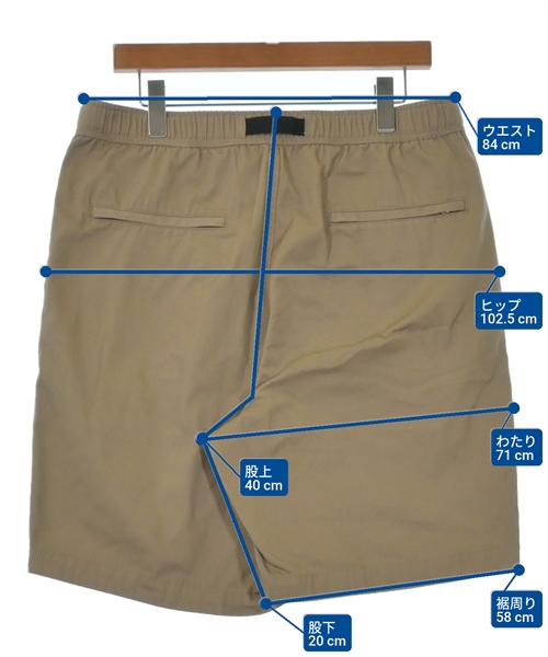 BEAMS（ビームス）ショートパンツ ベージュ サイズ:L メンズ/2200624630036