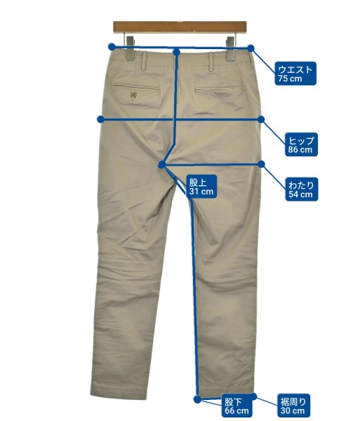 BEAMS（ビームス）チノパン グレー サイズ:S メンズ/2200633680077