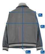 BEAMS（ビームス）スタジャン グレー サイズ:M メンズ/2200642431011