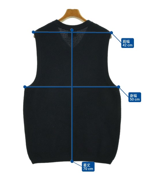 BEAMS（ビームス）ベスト 紺 サイズ:M メンズ/2200642950017