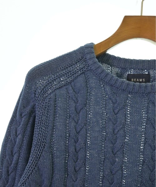 BEAMS（ビームス）ニット・セーター 青 サイズ:M メンズ/2200534403119