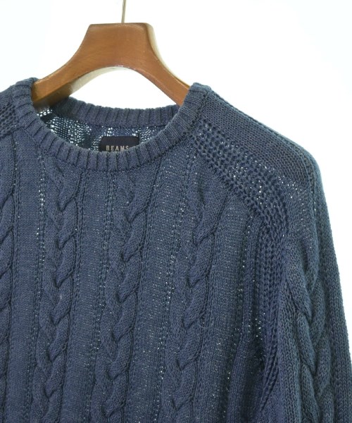 BEAMS（ビームス）ニット・セーター 青 サイズ:M メンズ/2200534403119