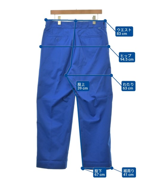 BEAMS（ビームス）スラックス 青 サイズ:L メンズ/2200611312259