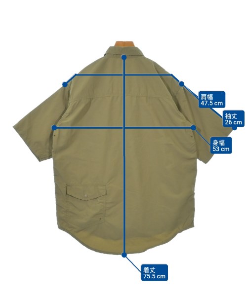 BEAMS（ビームス）カジュアルシャツ カーキ サイズ:S メンズ/2200627148118