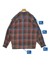 BEAMS（ビームス）カジュアルシャツ 赤 サイズ:M メンズ/2200627992063