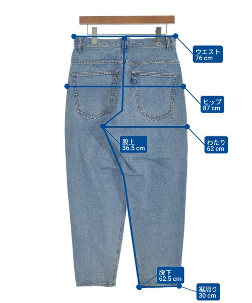 BEAMS（ビームス）デニムパンツ 青 サイズ:S メンズ/2200629904170