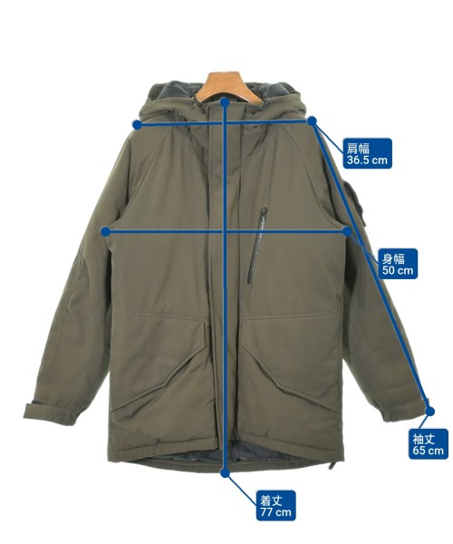 BEAMS（ビームス）ダウンジャケット/ダウンベスト カーキ サイズ:S メンズ/2200630649015