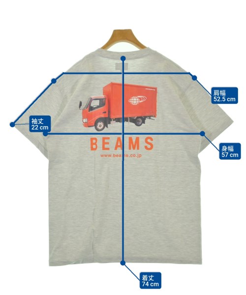 BEAMS（ビームス）Tシャツ・カットソー グレー サイズ:L メンズ/2200614825077