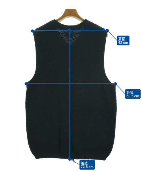 BEAMS（ビームス）ベスト 紺 サイズ:L メンズ/2200619211042