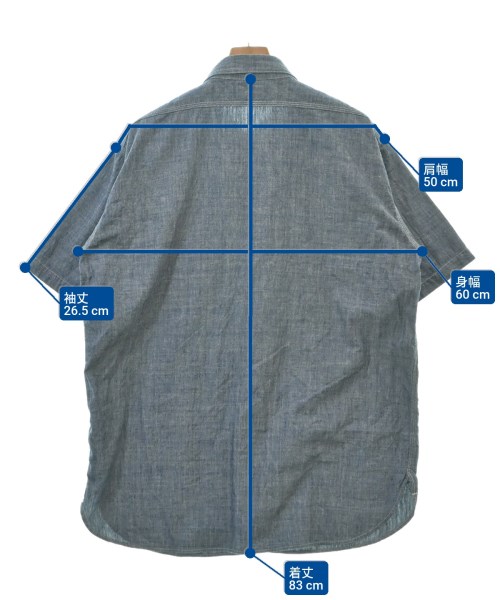 BEAMS（ビームス）カジュアルシャツ 青 サイズ:L メンズ/2200621169034