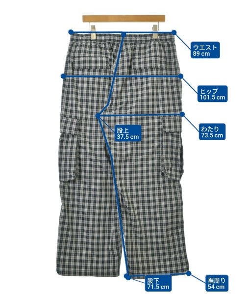 BEAMS（ビームス）カーゴパンツ 黒 サイズ:XL メンズ/2200672889134