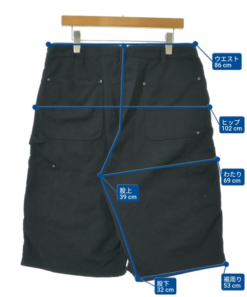 BEAMS（ビームス）ショートパンツ 黒 サイズ:XL メンズ/2200672889325