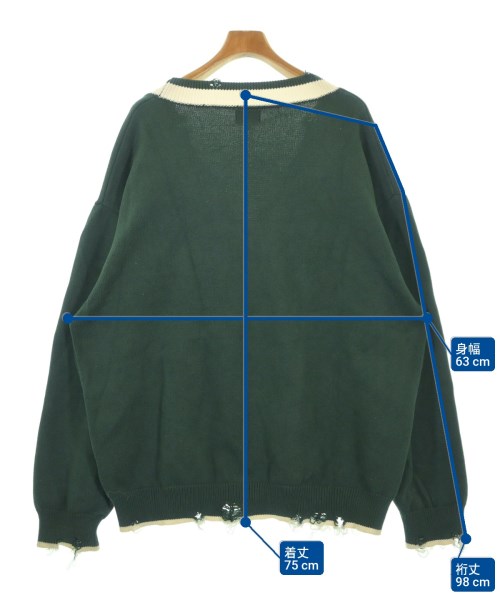 BEAMS（ビームス）ニット・セーター 緑 サイズ:XL メンズ/2200672889332
