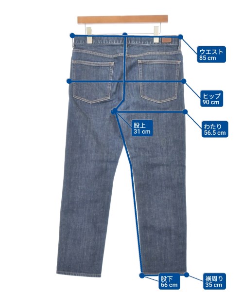 BEAMS（ビームス）デニムパンツ 青 サイズ:L メンズ/2200672441059