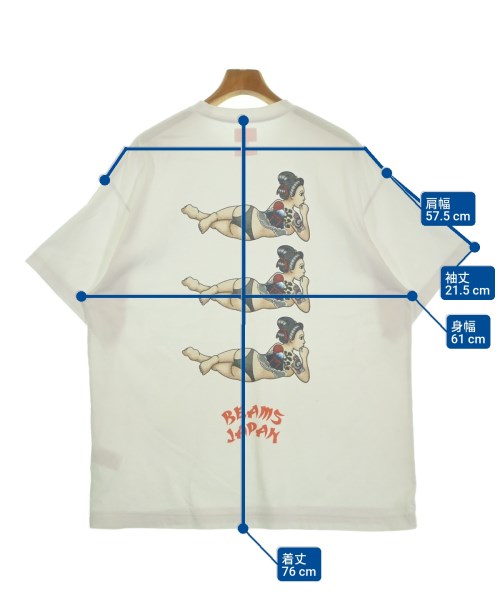 BEAMS（ビームス）Tシャツ・カットソー 白 サイズ:L メンズ/2200675727044
