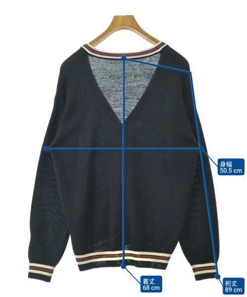 BEAMS（ビームス）カーディガン 紺 サイズ:M メンズ/2200671812010