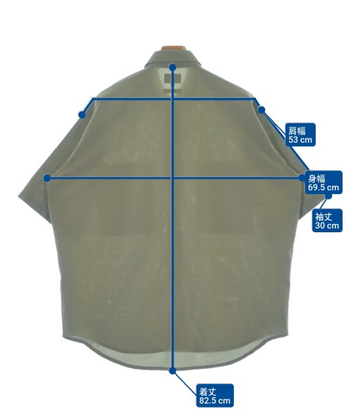 BEAMS（ビームス）カジュアルシャツ カーキ サイズ:M メンズ/2200675617031