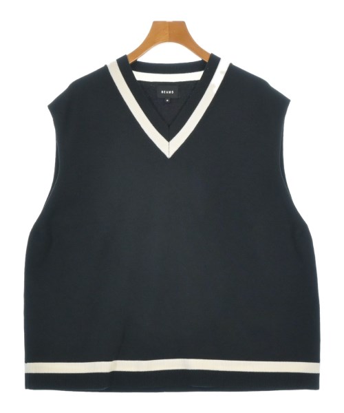BEAMS(ビームス)ベスト 黒 サイズ:M/2200680094025