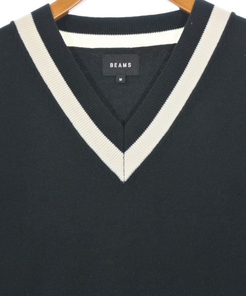 BEAMS（ビームス）ベスト 黒 サイズ:M メンズ/2200680094025