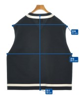 BEAMS（ビームス）ベスト 黒 サイズ:M メンズ/2200680094025