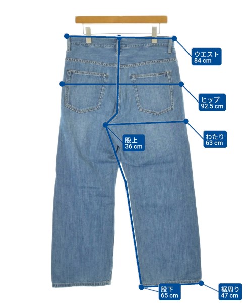 BEAMS（ビームス）デニムパンツ 青 サイズ:M メンズ/2200680895028