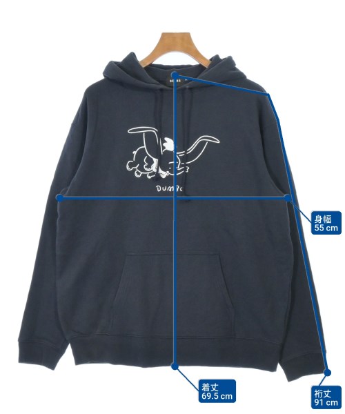 BEAMS（ビームス）パーカー 紺 サイズ:XL メンズ/2200682846035