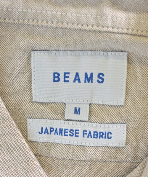 BEAMS（ビームス）カジュアルシャツ ベージュ サイズ:M メンズ/2200698943018