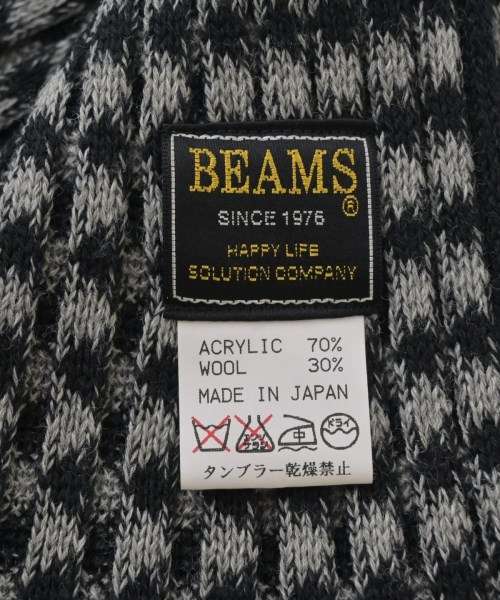 BEAMS（ビームス）マフラー 黒 サイズ:- メンズ/2200695885267