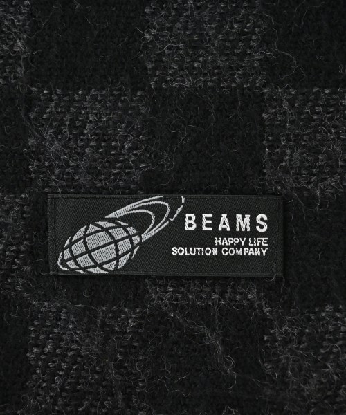 BEAMS（ビームス）マフラー 黒 サイズ:- メンズ/2200699353069