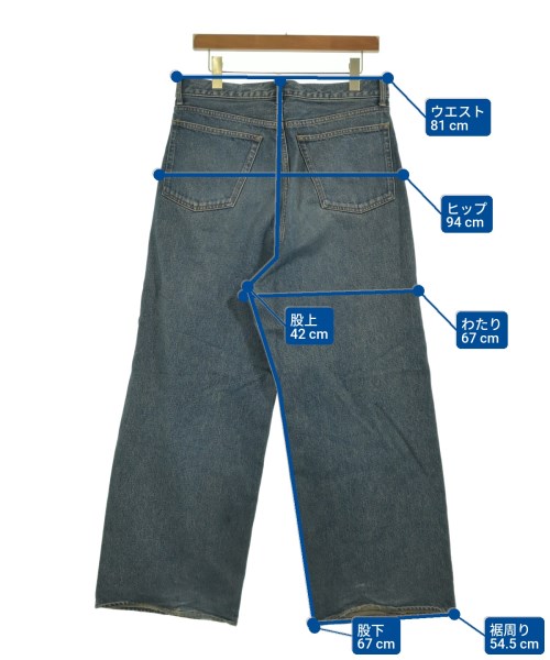 BEAMS（ビームス）デニムパンツ 青 サイズ:M メンズ/2200643985247